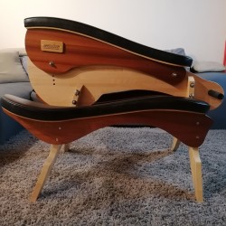 BANC A FESSÉE "LA SAUTERELLE" NOIR