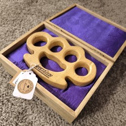 POING AMERICAIN  AVEC SA BOITE DE PRÉSENTATION (BAMBOU)