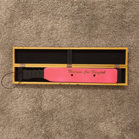 MISTRESS CAT BANGKOK & BOITE DE PRÉSENTATION (STANDARD À CLOUS FLUO)