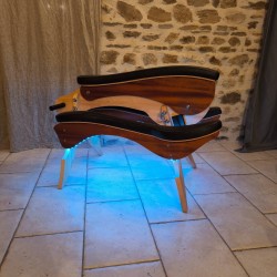 BANC A FESSÉE "LA SAUTERELLE" NOIR